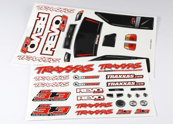 Feuilles de décalcomanies Traxxas, Revo 3.3