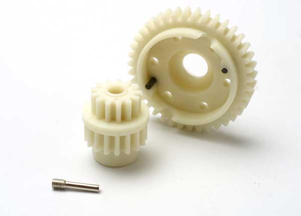 Traxxas Gear Set, 2-Speed Standard Ratio (2nd Speed Gear 39t, 13t-17t Input Gears, Hardware)