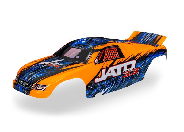 Traxxas Body, Jato, Orange (Painted, Decals Applied)