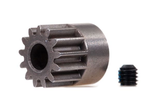 Traxxas Gear, 13-T pinion (0.8 metric pitch, compatible with 32-pitch) (fits 5mm shaft)/ set screw