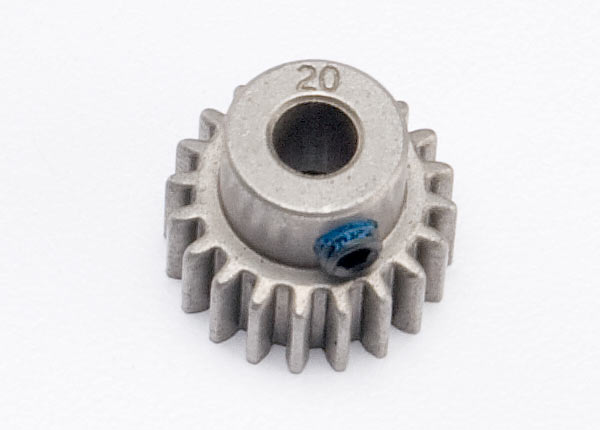 Traxxas Gear, 20-T Pinion (0.8 Metric Pitch, Compatible With 32-Pitch) (Fits 5mm Shaft)/ Set Screw