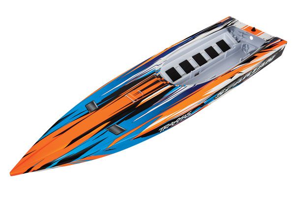 Traxxas Hull, Spartan, orange graphics (fully assembled)