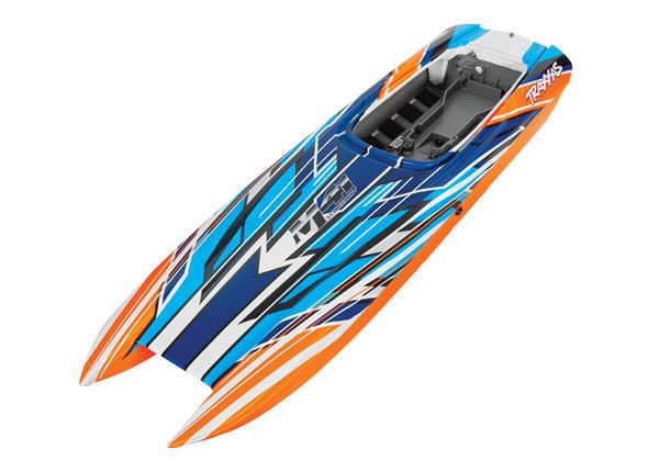 Traxxas Hull, DCB M41, graphismes orange (entièrement assemblé)