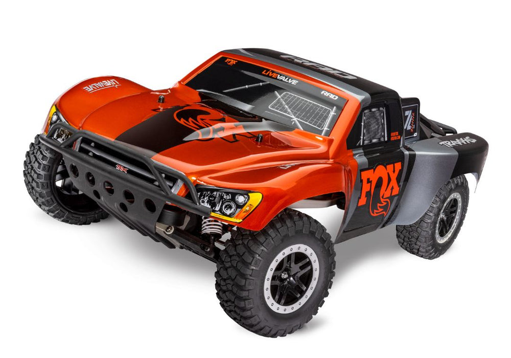 Traxxas Slash VXL Brushless 1/10 RTR Short Course Truck - Fox avec transmission Magnum (sans batterie ni chargeur) 