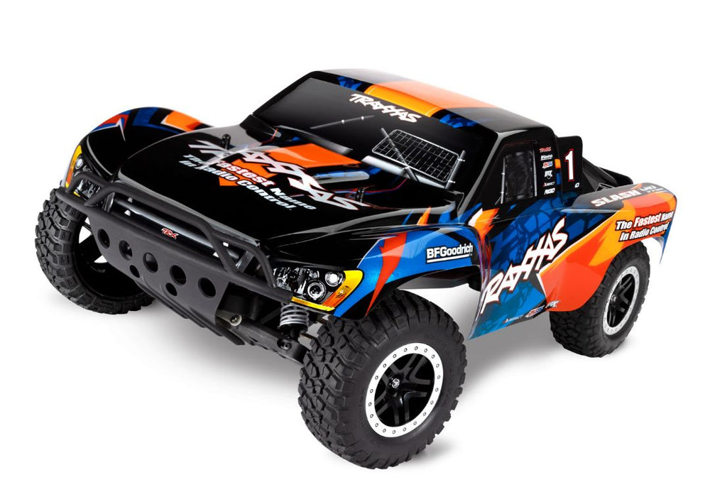 Traxxas Slash VXL Brushless 1/10 RTR Short Course Truck - Orange avec transmission Magnum (sans batterie ni chargeur) 