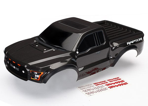 Carrosserie Traxxas, Ford Raptor 2017 (noir), avec décalcomanies appliquées