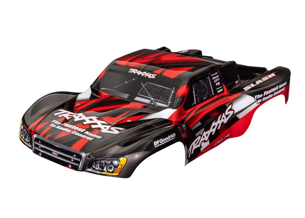 Traxxas Body, Slash 2WD (Also Fits Slash VXL & Slash 4X4), Red (Painted, Decals Applied)