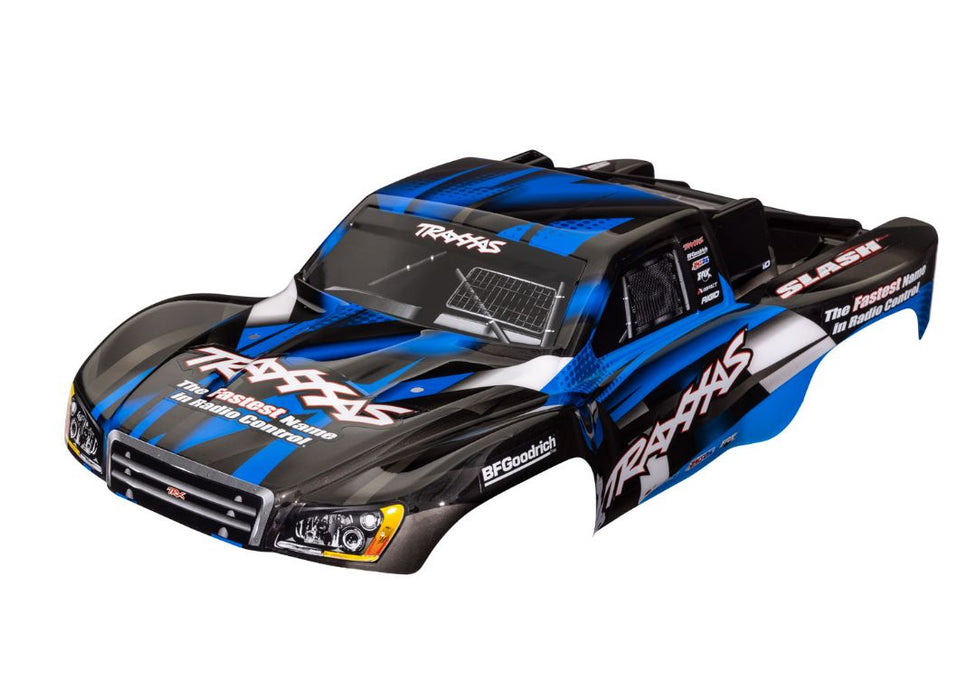 Traxxas Body, Slash 2WD (Also Fits Slash VXL & Slash 4X4), Blue (Painted, Decals Applied)