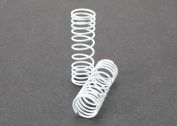 Traxxas Front Shock Spring Set (White) (2)