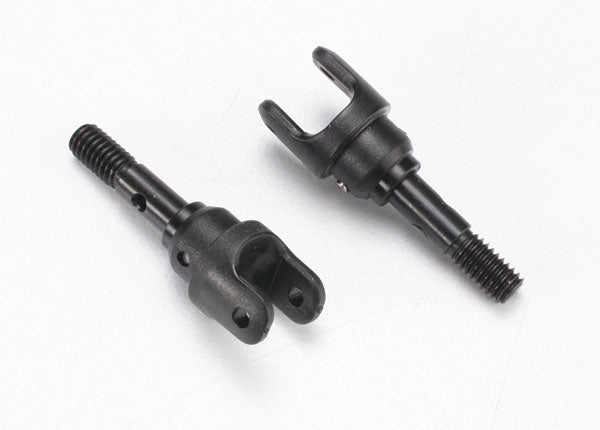 Traxxas Assembled Steel Stub Axle w/Yokes (2)