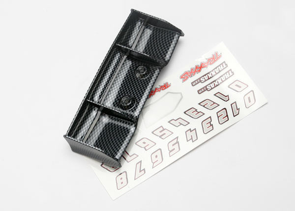 Traxxas 1/16 E-Revo Wing avec feuille de décalcomanie