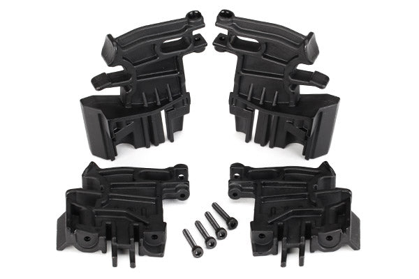 Supports de maintien de batterie Traxxas, gauche (2)/droite (2)/3x18 mm CS (4)