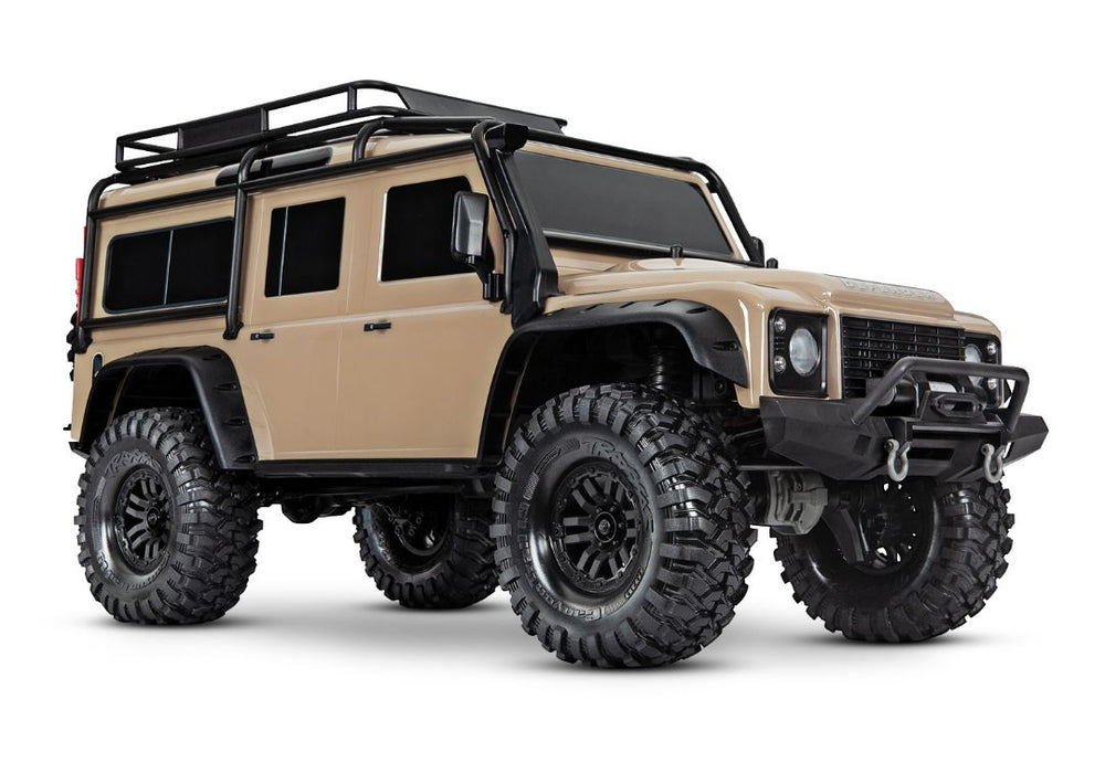 Traxxas TRX-4 Land Rover Defender 1/10 Crawler, XL-5 HV, Titan 12T Sable