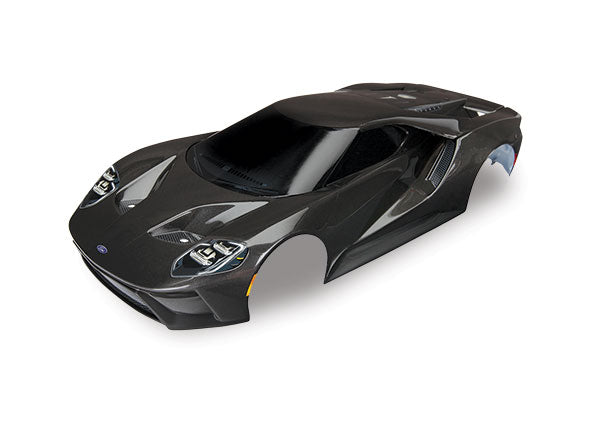 Traxxas Body, Ford GT, black (painted, decals applied)