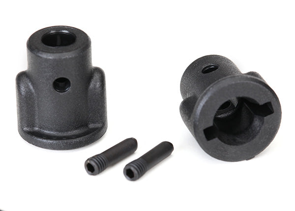 Traxxas Drive cups, inner (2)/ screw pins (2)