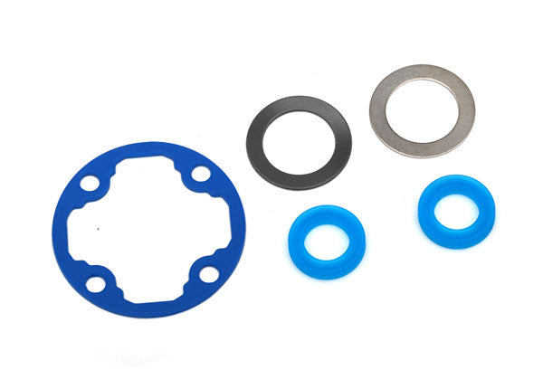 Traxxas Differential gasket/ x-rings (2)/ 12.2x18x0.5 MW (1)/ 12.2x18x0.5 PTW (1)