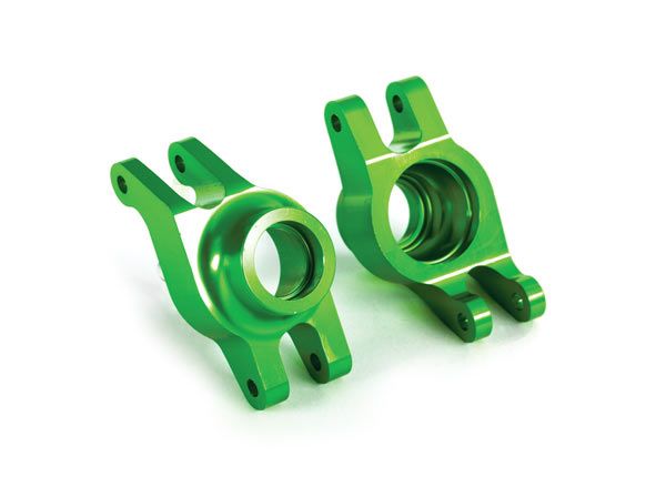 Traxxas Carriers, bout d'essieu (aluminium 6061-T6 anodisé vert) (arrière) (2)