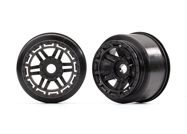 Roues Traxxas (noires) (2)