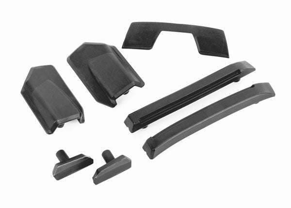 Traxxas Body reinforcement set, black/ skid pads (roof) (fits #9511 body)