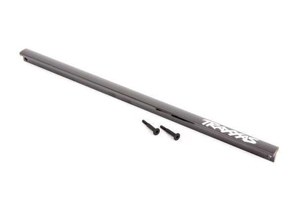 Traxxas Renfort central (T-Bar), aluminium 6061-T6 (anodisé gris)/3x16 SS (2) (convient à Sledge)