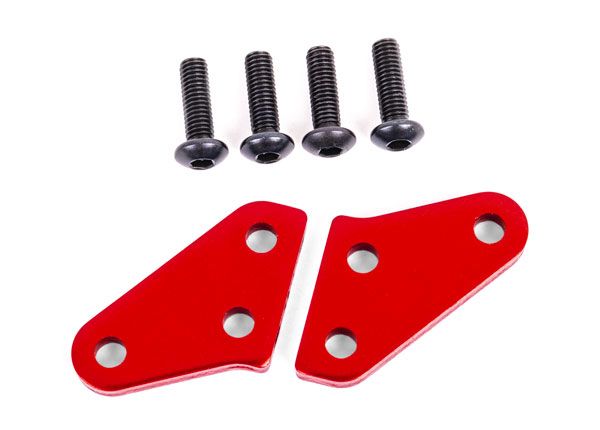 Traxxas Steering Block Arms (Aluminum, Red-Anodized) (2) (Fits TRA9635 Series & 9637 Series Steering Blocks)