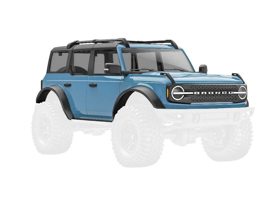 Traxxas Body, Ford Bronco, Complete, Area 51 (Includes Grille, Side Mirrors, Door Handles, Fender Flares, Windshield Wipers, Spare Tire Mount, & Clipless Mounting)