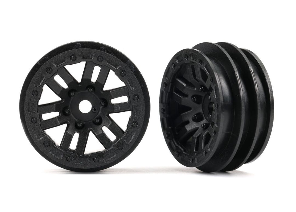 Roues Traxxas, 1,0" (noires) (2)