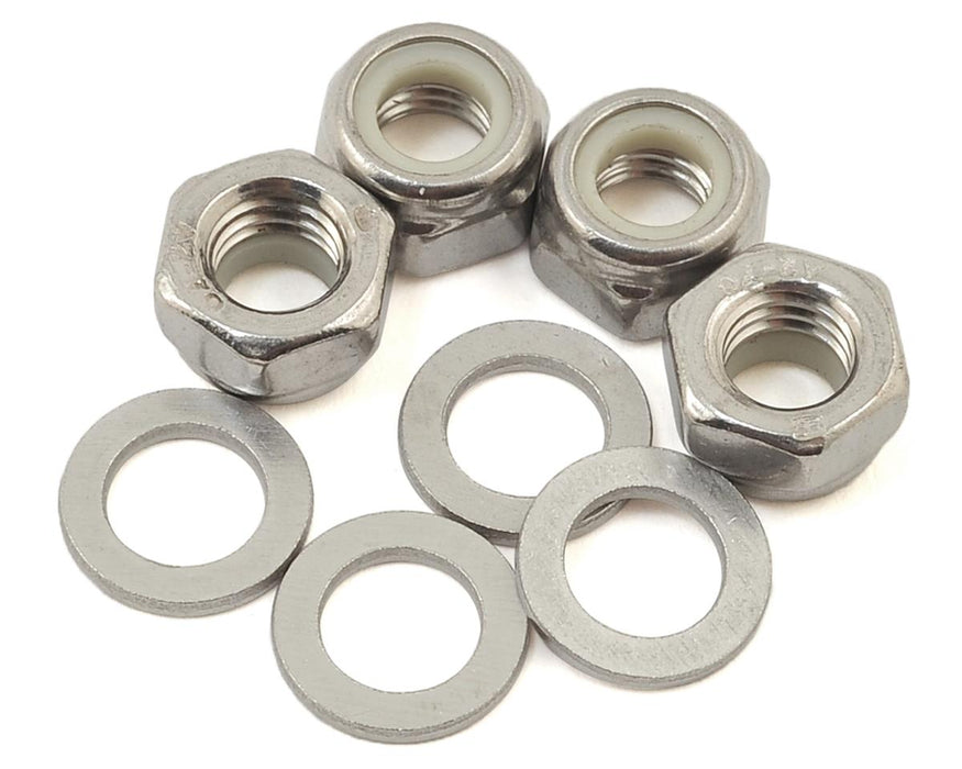 5mm Non-Flanged Wheel Nuts (4)