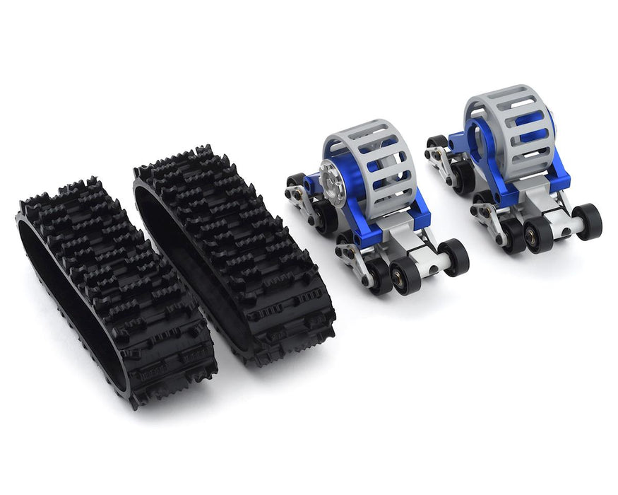 Xtra Speed ​​SCX10 Tanky Chenilles tout terrain (2) (Bleu)