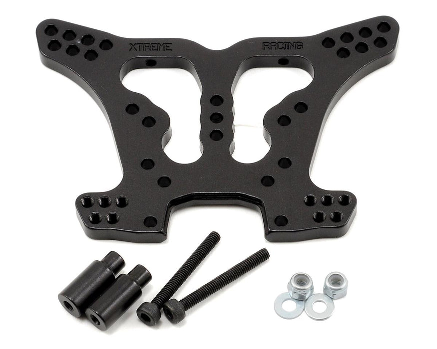 Xtreme Racing Aluminum Rear Shock Tower for Traxxas Slash 4x4 (Black)