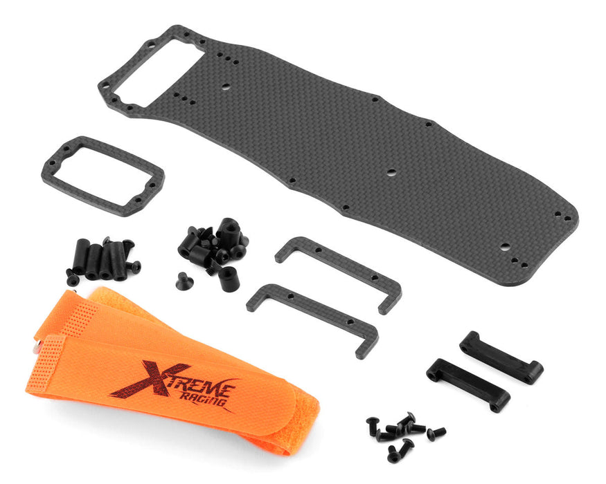 Xtreme Racing Traxxas Sledge Batterie en fibre de carbone et support de servo (2,5 mm)