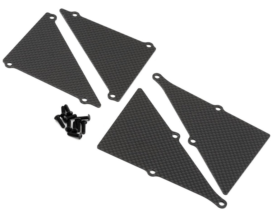 Xtreme Racing Losi 5IVE-T 2.0 Carbon Fiber Front & Rear Splash Panels (4)