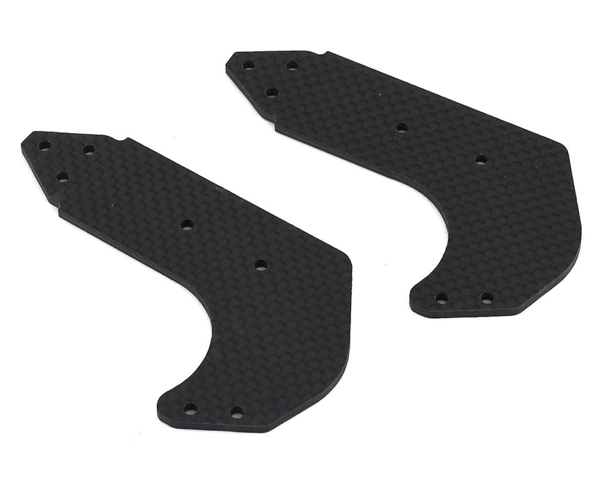 Plaques de montage d'aile en fibre de carbone Xtreme Racing Arrma Limitless 2,5 mm (2)