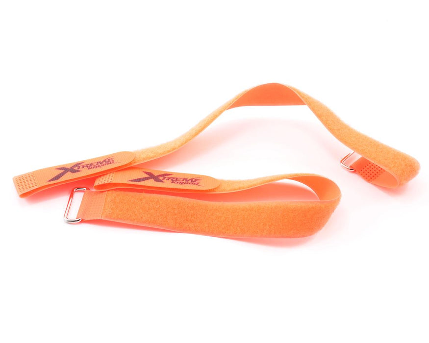 Xtreme Racing 1x18" Orange Battery Straps (2)