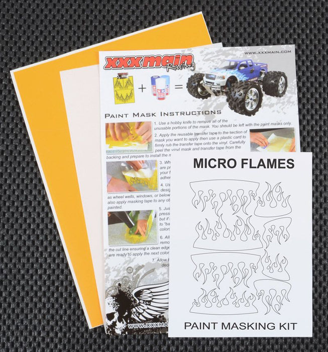 Masque de peinture XXX Main Racing Micro Flames