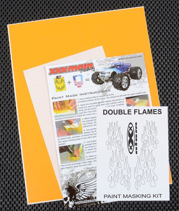 Masque de peinture à double flammes XXX Main Racing