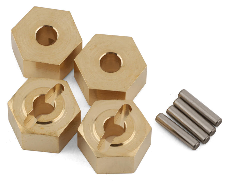 Yeah Racing UTB18 Capra Brass Hex Adapter (4) (6g)