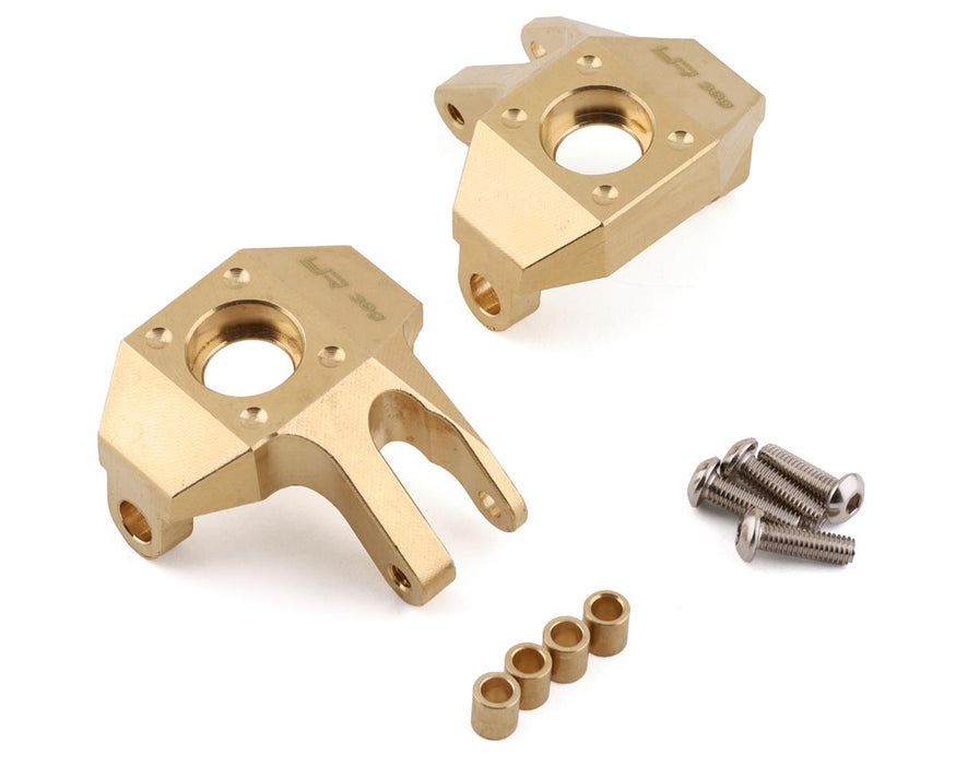 Yeah Racing Axial SCX10 II High Mass Brass Left & Right Steering Knuckles (2)