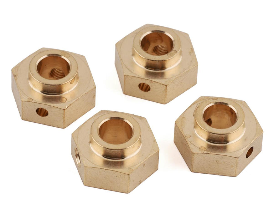 Yeah Racing Axial SCX10 III/Capra Brass 12mm Hexes (4)