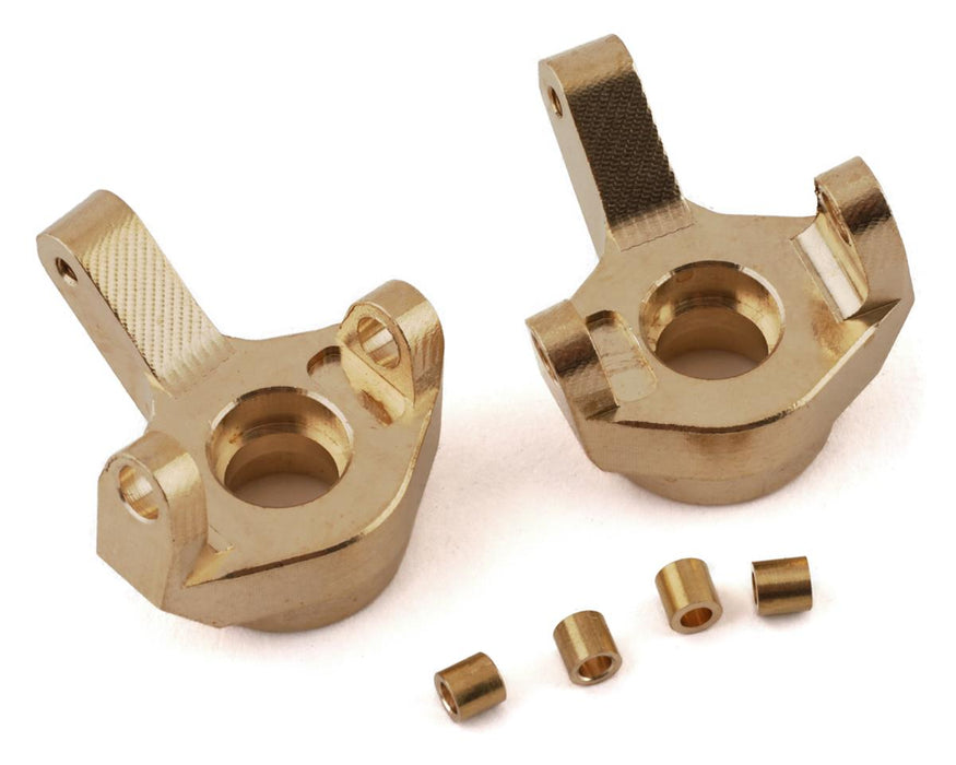 Yeah Racing SCX24 Brass Front Steering Knuckles (2) (7g)