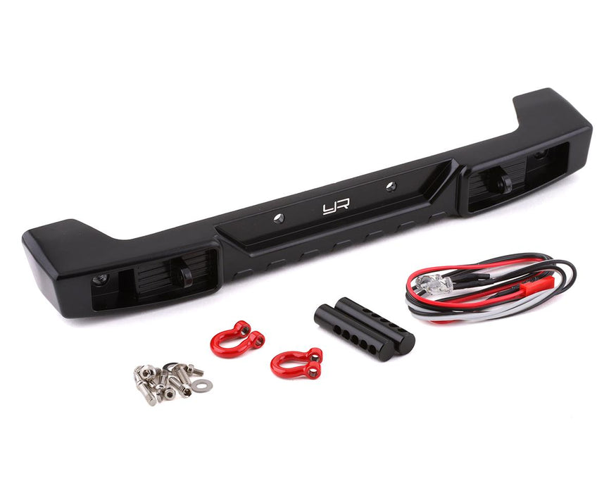 Yeah Racing Axial SCX10 III Aluminum Rear Bumper w/LEDs (Black)