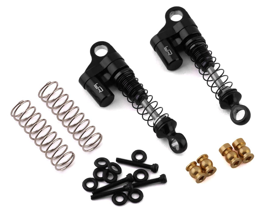 Yeah Racing SCX24 Aluminum Shocks (Black) (2)