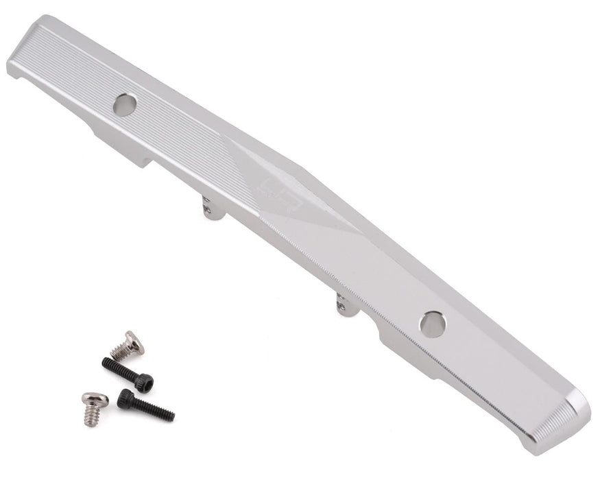 Yeah Racing Axial SCX24 Aluminum C10 Front Bumper (Silver)