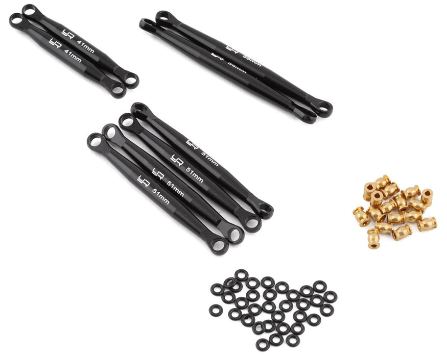 Yeah Racing Axial SCX24 C10 Maillons de suspension en aluminium (Noir)