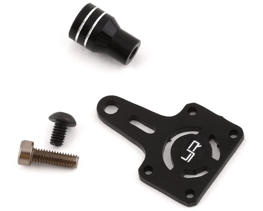 Yeah Racing Axial SCX24 Support de pneu de secours en aluminium (noir) (AXI00002V2)