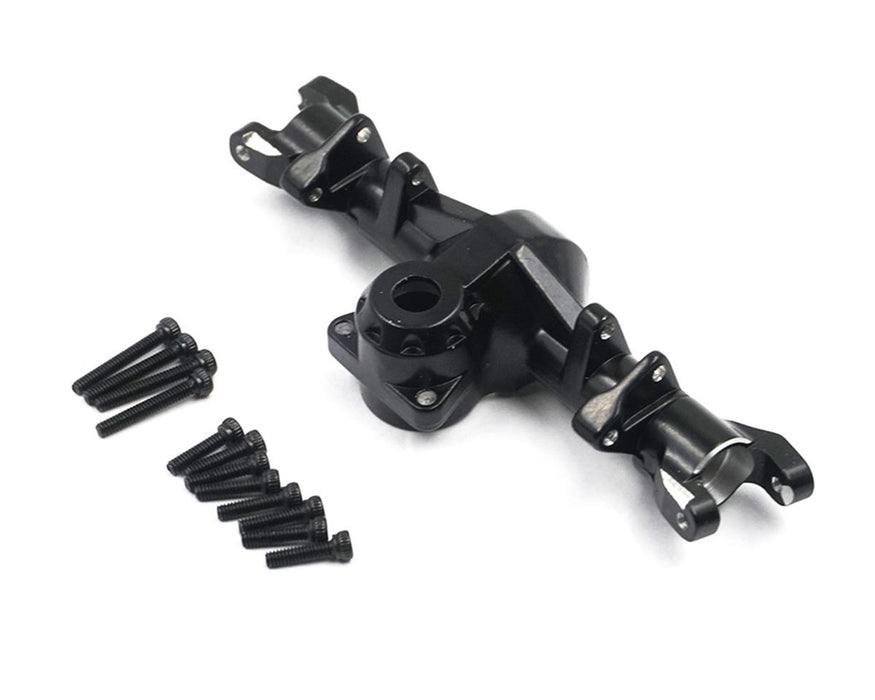 Yeah Racing SCX24 Aluminum Front Axle Housing (Black)