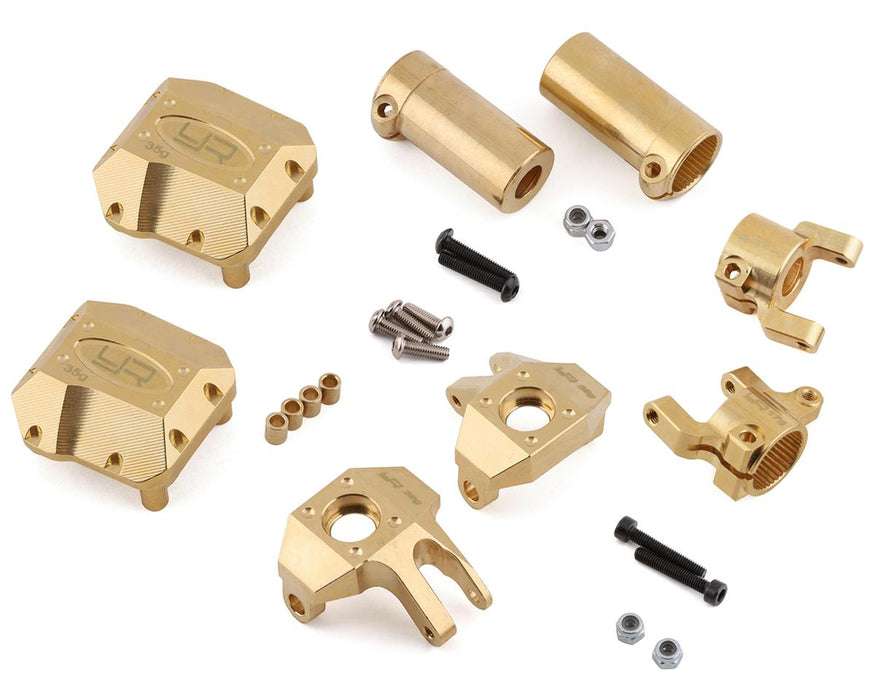 Yeah Racing SCX10 II High Mass Brass Upgrade Set