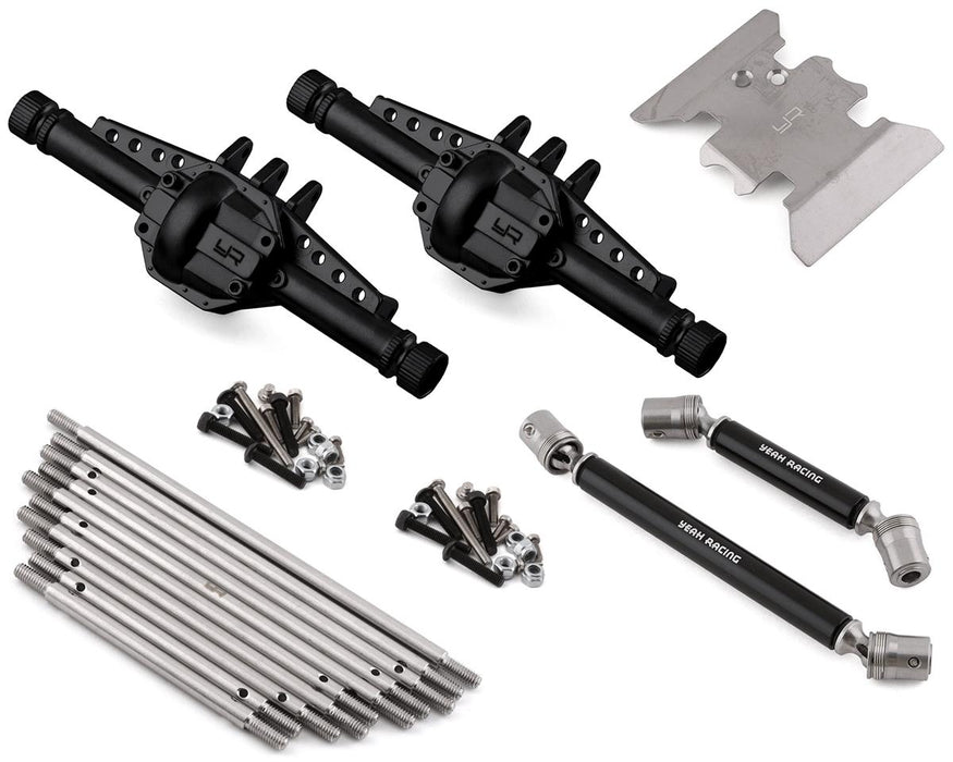 Yeah Racing Axial SCX10 II Kit de mise à niveau en aluminium (noir)