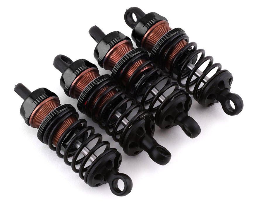 Yeah Racing Aluminum Go Big Bore Touring Shocks (Black) (4) (50mm)