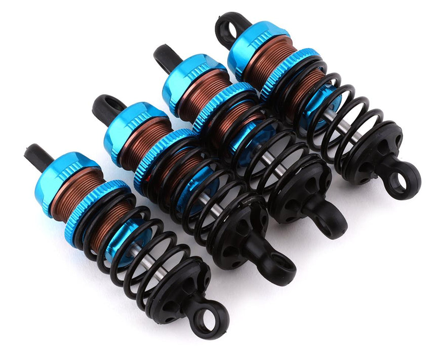 Yeah Racing Aluminum Go Big Bore Touring Shocks (Blue) (4) (55mm)